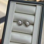 STARRY JEWELRY 【 Round Dance 】 Akoya seawater extremely strong light 7.5-8mm basic flawless sparkling diamond S925 silver