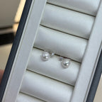 STARRY JEWELRY Single [Balance Beam] Earnail, One Word Earnail, Sea Water Akoya Minimalist Design, Fashionable Style