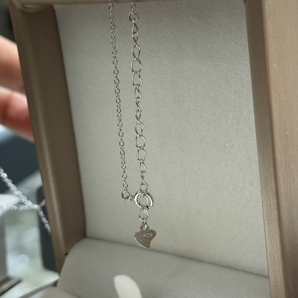 STARRY JEWELRY 【 Zhenxi 】 The sea water is really abundant, Akoya pearl pendant necklace temperament sparkling diamond 8-8.5mm