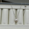 STARRY JEWELRY Dai Fei's classic temperament niche akoya pearl pendant necklace 8-8.5mm collarbone chain 18K gold buckle