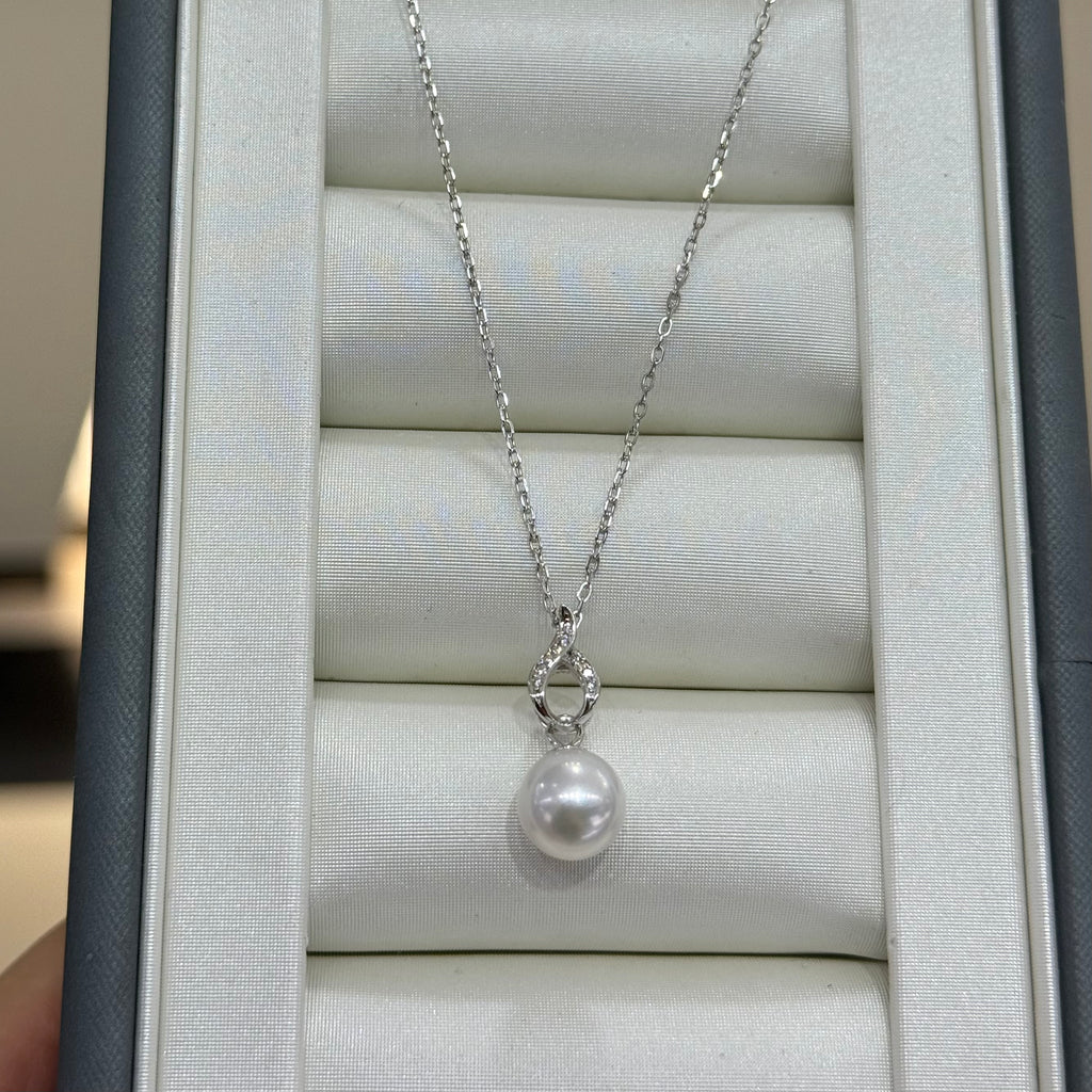 STARRY JEWELRY 【 Shunyi 】 Akoya Sea Pearl, a niche light luxury model, with a round collarbone chain that is almost flawless