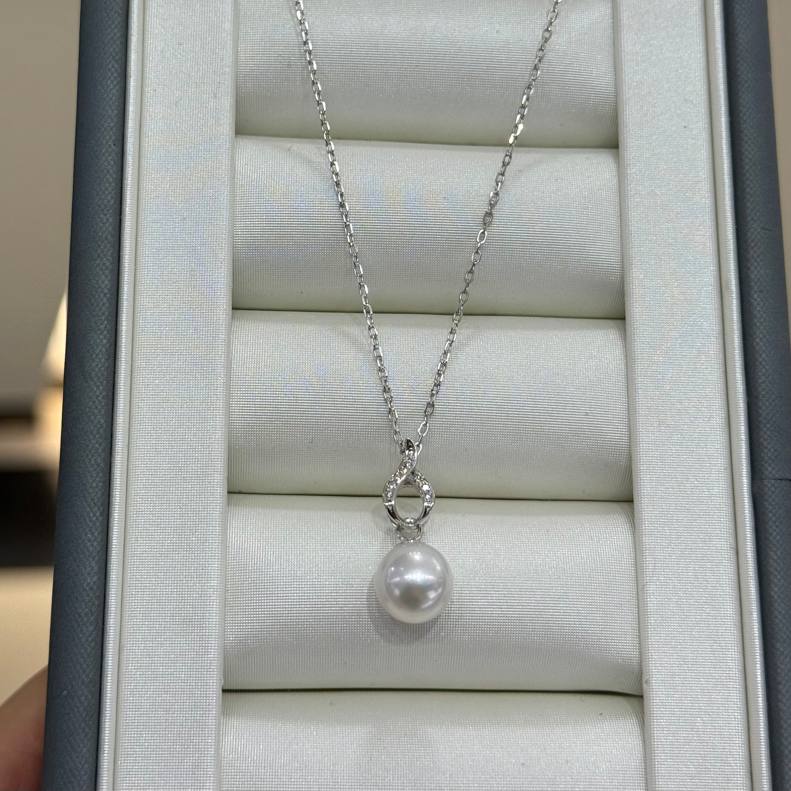 STARRY JEWELRY 【 Shunyi 】 Akoya Sea Pearl, a niche light luxury model, with a round collarbone chain that is almost flawless