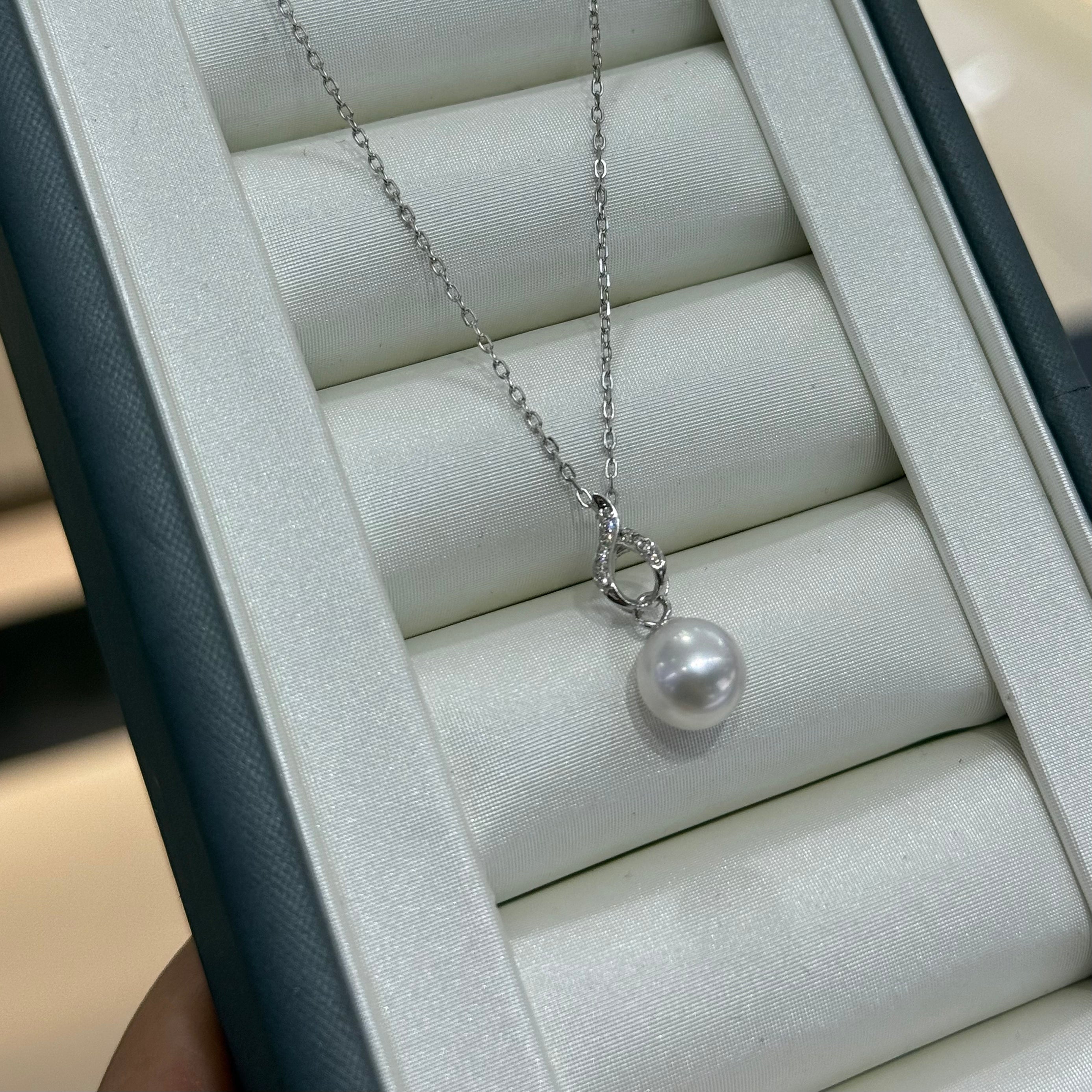 STARRY JEWELRY 【 Shunyi 】 Akoya Sea Pearl, a niche light luxury model, with a round collarbone chain that is almost flawless