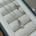 STARRY JEWELRY 【 Shunyi 】 Akoya Sea Pearl, a niche light luxury model, with a round collarbone chain that is almost flawless