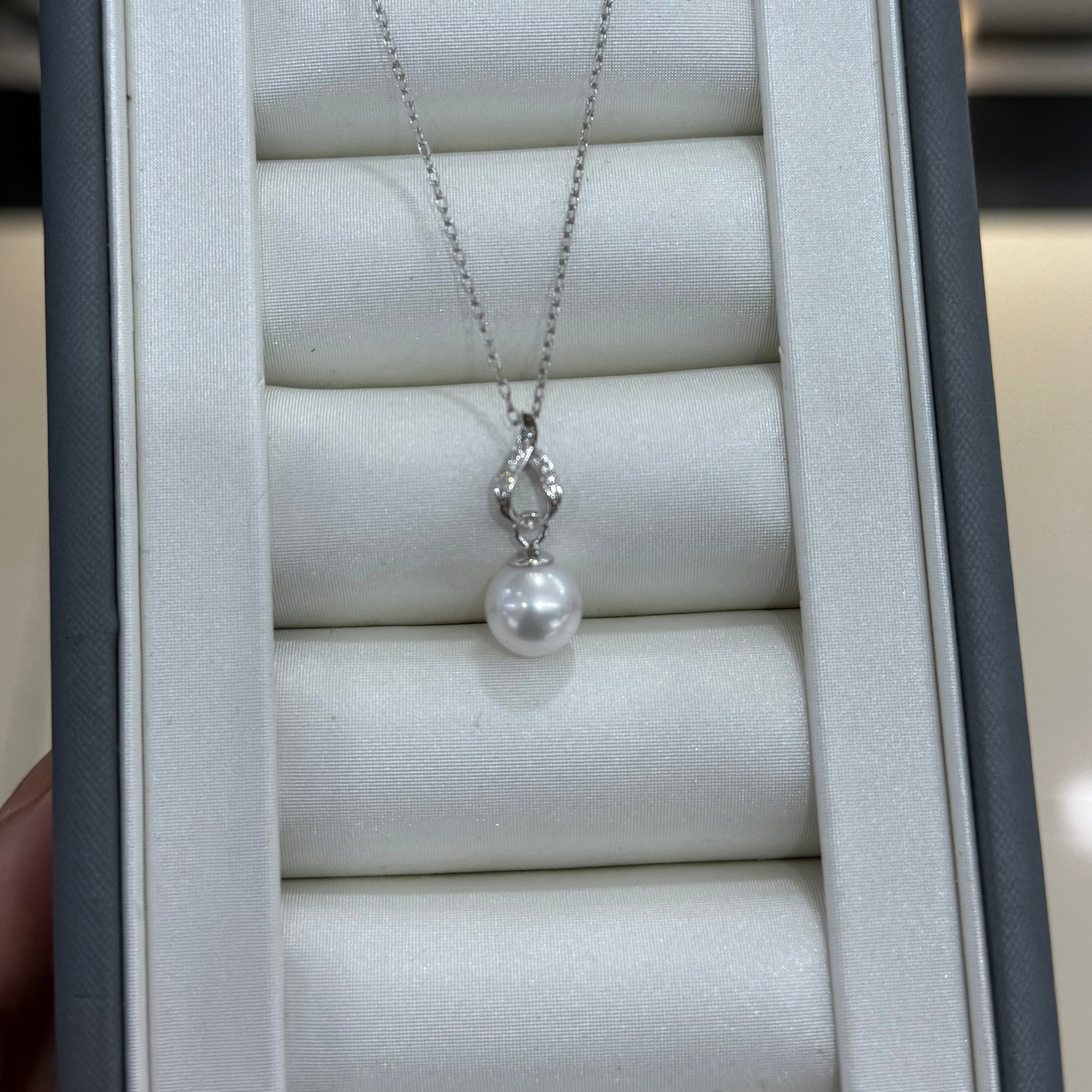 STARRY JEWELRY 【 Shunyi 】 Akoya Sea Pearl, a niche light luxury model, with a round collarbone chain that is almost flawless
