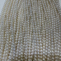 STARRY JEWELRY Natural freshwater pearl necklace 4.5-5mm, nearly round, extremely strong light, Xiaomi chain temperament, essential for summer vacation