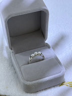 STARRY JEWELRY Natural Pearl Minimalist Pure Silver S925 Xiaomi Pearl Ring with Adjustable Opening